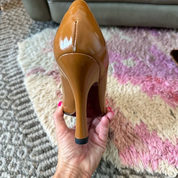 LOUIS VUITTON BALMORAL BROGUE PUMP IN BROWN, size 37 1/2 - Picture 11 of 16